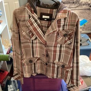 Woman’s maurices hooded shacket